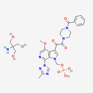 Chemical structure of Fostemsavir Tris