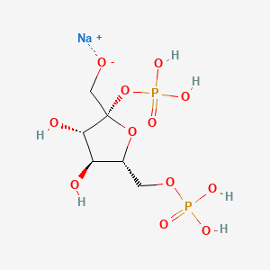 Chemical structure of Fructose 2,6-biphosphate sodium salt