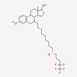 Chemical structure of Fulvestrant R enantiomer