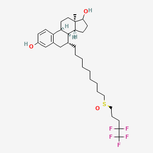 Chemical structure of Fulvestrant S enantiomer