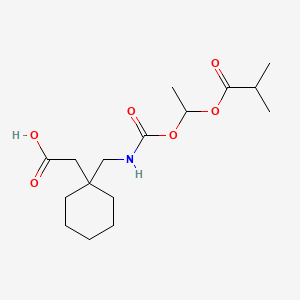 Chemical structure of Gabapentin enacarbil