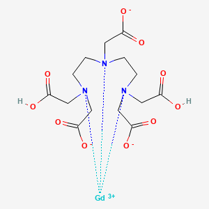 Chemical structure of Gadopentetic acid