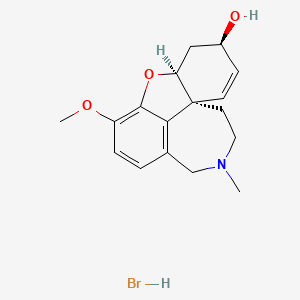 Chemical structure of Galantamine Hydrobromide