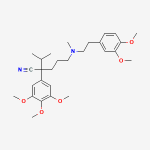 Chemical structure of Gallopamil