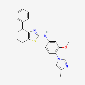 Chemical structure of gamma-secretase modulator 1