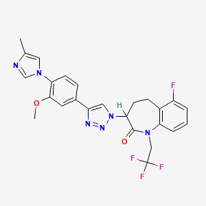 Chemical structure of gamma-secretase modulator 2