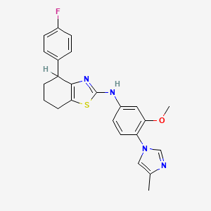 Chemical structure of gamma-secretase modulator 3