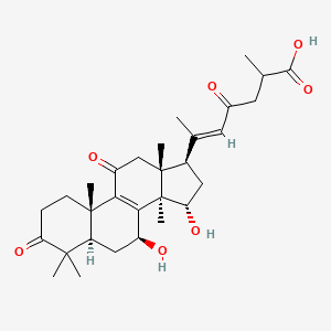 Chemical structure of Ganoderenic acid A