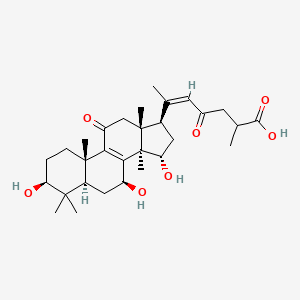 Chemical structure of Ganoderenic acid C