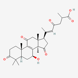 Chemical structure of Ganoderenic acid D