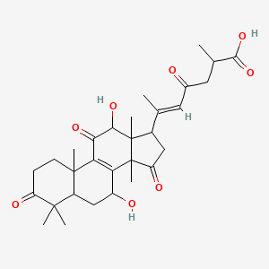 Chemical structure of Ganoderenic acid E