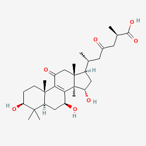 Chemical structure of Ganoderic acid C2