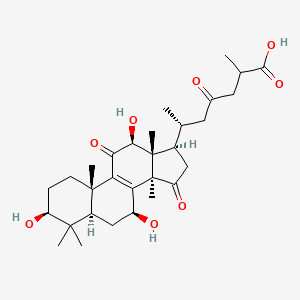 Chemical structure of Ganoderic acid G