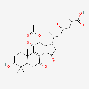 Chemical structure of Ganoderic acid H