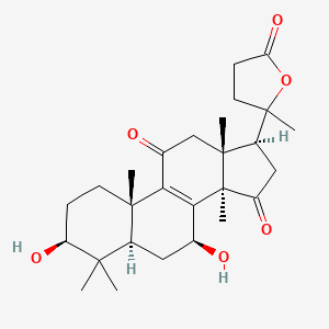 Chemical structure of Ganolactone B