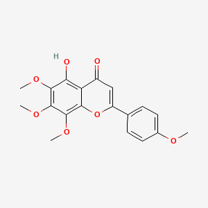 Chemical structure of Gardenin B