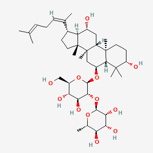 Chemical structure of Ginsenoside F4