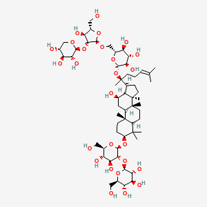 Chemical structure of Ginsenoside Ra2