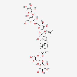 Chemical structure of Ginsenoside Ra3