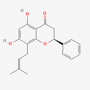 Chemical structure of Glabranin