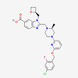 Chemical structure of GLP-1 receptor agonist 2
