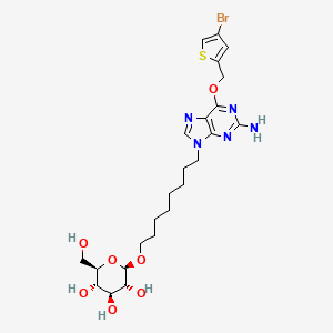 Chemical structure of Glucose-conjugated MGMT inhibitor
