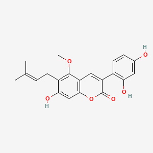 Chemical structure of Glycycoumarin
