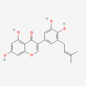 Chemical structure of Glycyrrhisoflavone