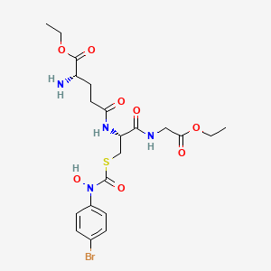 Chemical structure of Glyoxalase I inhibitor free base