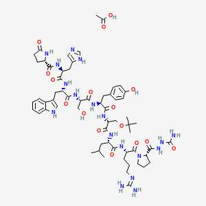 Chemical structure of Goserelin acetate