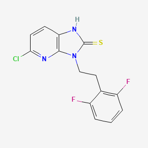 Chemical structure of Gp100 (25-33), human TFA