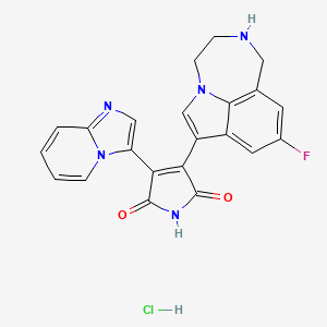Chemical structure of GSK-3 inhibitor 1