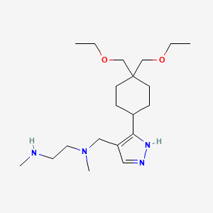 Chemical structure of GSK3368715