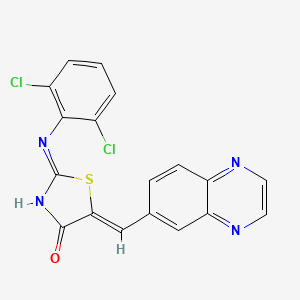Chemical structure of GSK-626616
