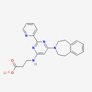 Chemical structure of GSK-J1 lithium salt