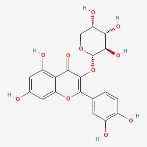 Chemical structure of Guaijaverin