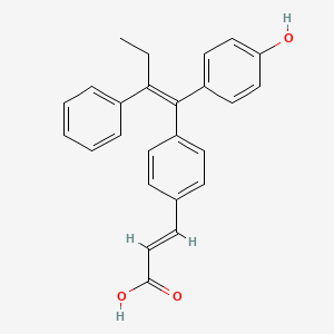Chemical structure of GW7604