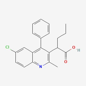Chemical structure of HIV-1 integrase inhibitor 2