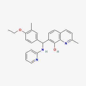 Chemical structure of HLM006474