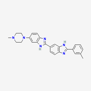 Chemical structure of Hoechst 33258 analog 2
