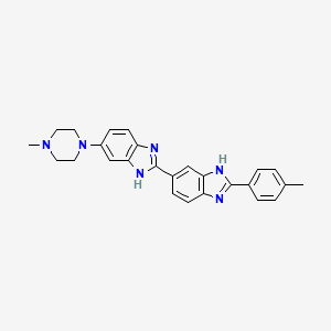 Chemical structure of Hoechst 33258 analog 3