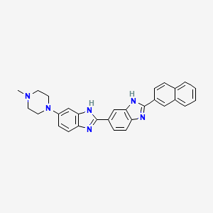 Chemical structure of Hoechst 33258 analog 5