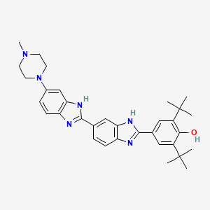 Chemical structure of Hoechst 33258 analog 6