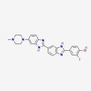 Chemical structure of Hoechst 33342 analog 2