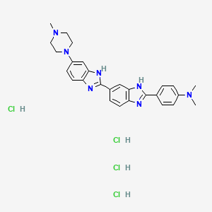 Chemical structure of Hoechst 34580 tetrahydrochloride