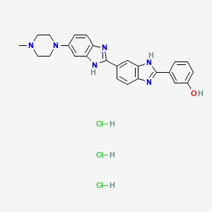 Chemical structure of HOE-S 785026 trihydrochloride