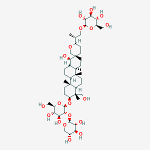 Chemical structure of Hosenkoside F