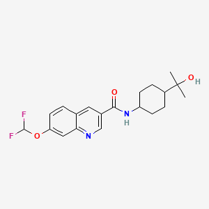 Chemical structure of HPGDS inhibitor 2