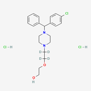 Chemical structure of Hydroxyzine D4 dihydrochloride