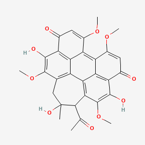 Chemical structure of Hypocrellin A